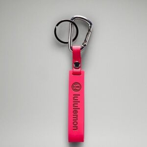 Lululemon Silicone Keychain,Glaze Pink/Ancient Copper - NWT